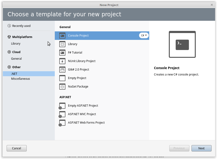 linux framework create project